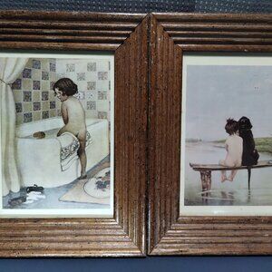 Vintage bathroom pictures